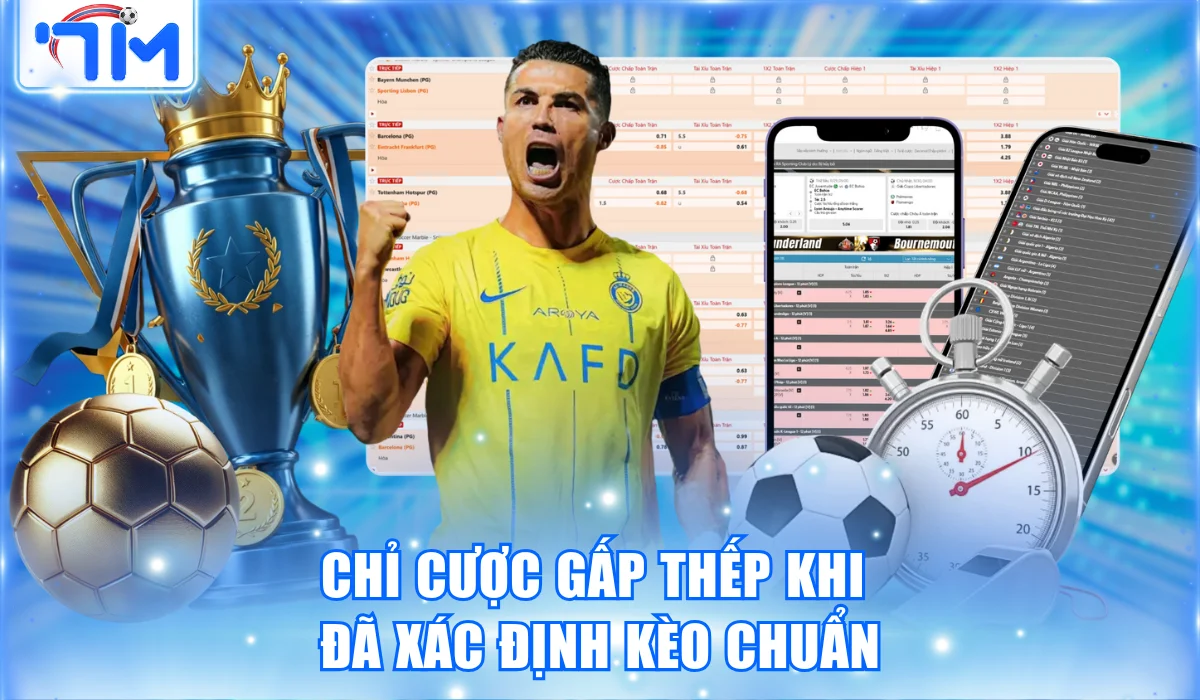 Cược Gấp Thếp Cách Quản Lý Vốn Tốt Nhất Cho Người Dùng 7M 2 Chỉ cược gấp thếp khi đã xác định kèo chuẩn