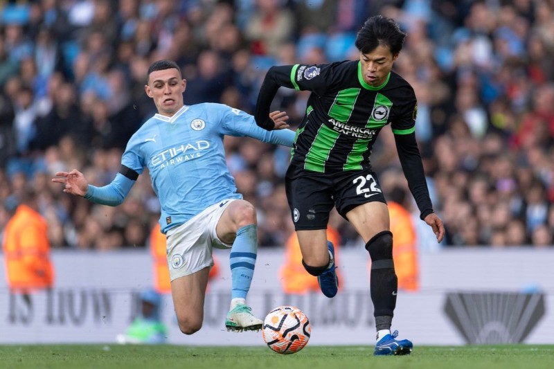 Man City đại chiến với Brighton