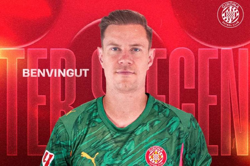 Ter Stegen chính thức chia tay Barcelona - Đầu quân cho Girona 1 Stegen không còn chỗ đứng tại Barca