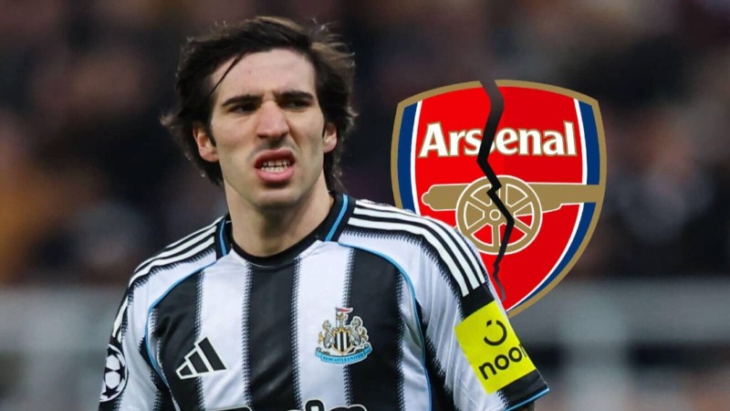 Arsenal từ bỏ tham vọng mua bom tấn Sandro Tonali 1 Pháo thủ không còn quan tâm đến Tonali