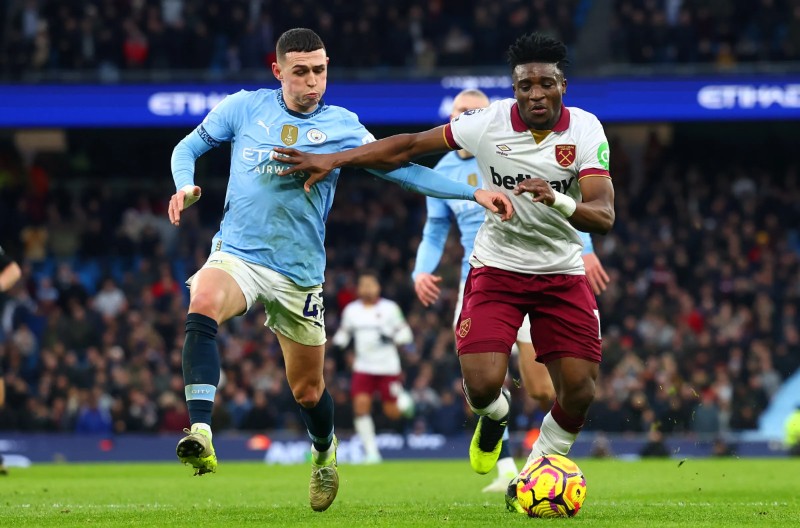 West Ham khả năng cao chịu thua trước Man City